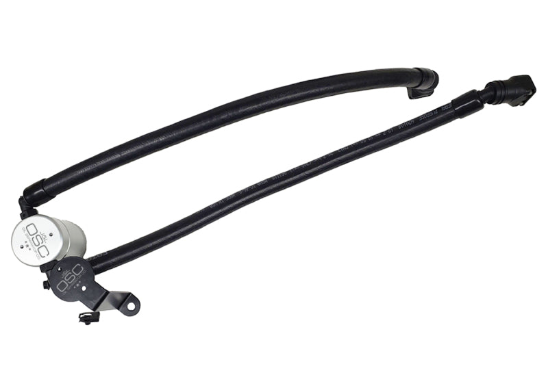 J&amp;L 2020-2025 Ford Explorer 3.0L EcoBoost Oil Separator 3.0 Passenger Side - Clear Anodized Oil Separators J&L