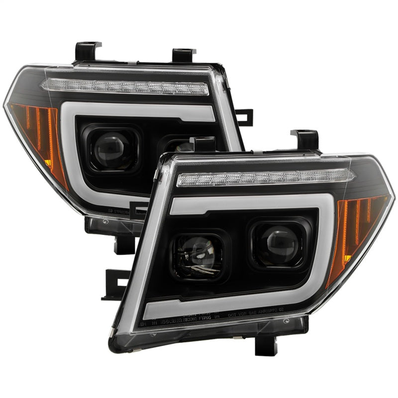 Spyder Apex 05-08 Nissan Frontier High-Power LED Module Headlights - Black (PRO-YD-NF05AP-SEQGR-BK) Headlights SPYDER