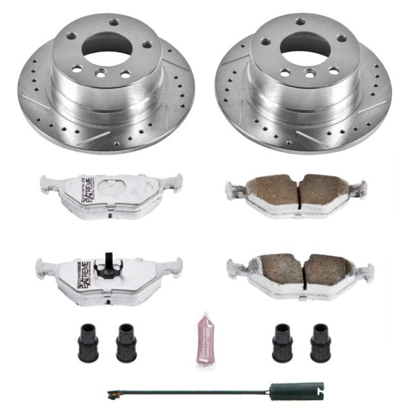 Power Stop 96-02 BMW Z3 Rear Z26 Street Warrior Brake Kit Brake Kits - Performance D&S PowerStop