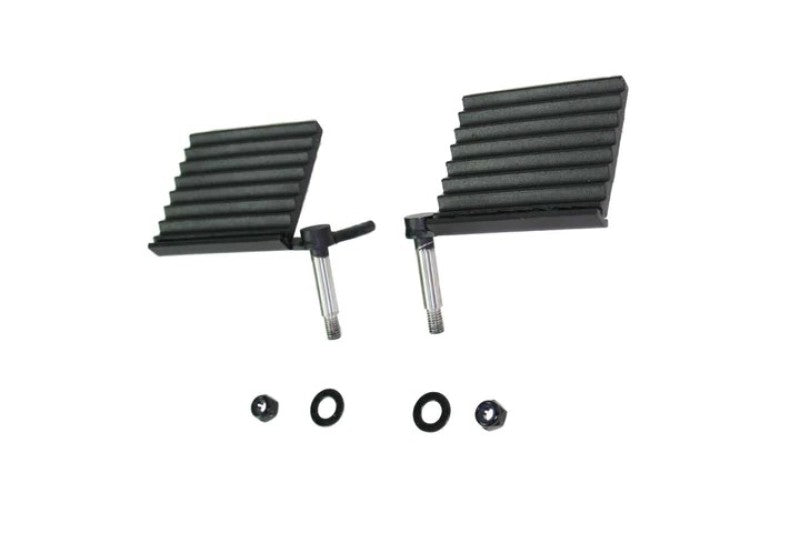 Fishbone Offroad 2018+ Jeep Wrangler JL / 2020+ Gladiator JT Foot Peg Set - Black Steps Fishbone Offroad
