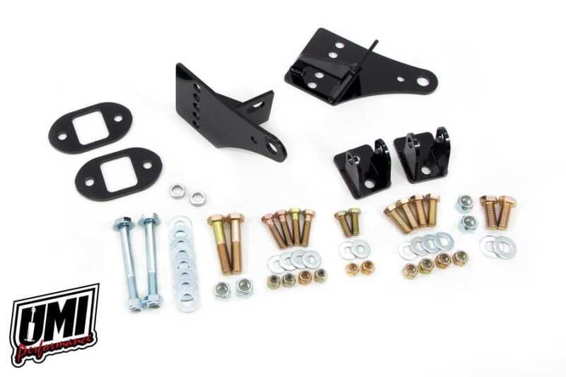 UMI Performance 78-88 GM G-Body Rear Coilover Bracket Kit Bolt-In Brackets Only Shocks and Struts UMI Performance