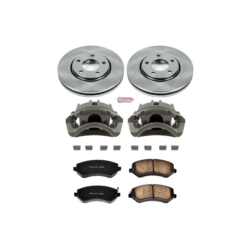 Power Stop 03-07 Chrysler Town and Country Front Autospecialty Brake Kit w/Calipers Brake Kits - OE PowerStop