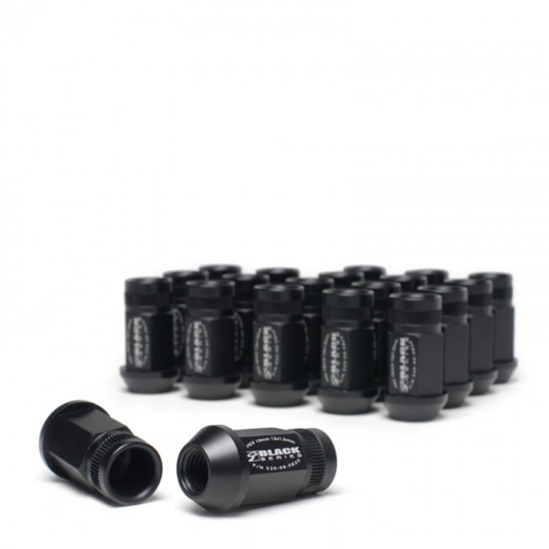 Skunk2 12 x 1.5 Forged Lug Nut Set (Black Series) (20 Pcs.) Lug Nuts Skunk2 Racing