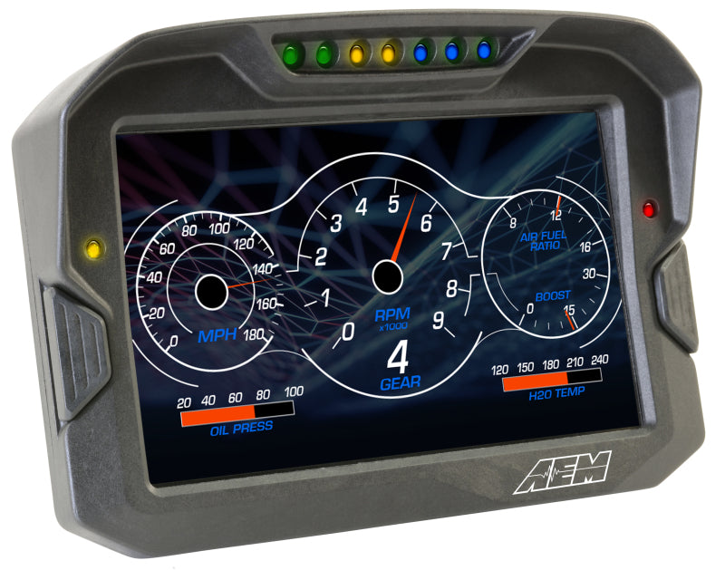 AEM CD-7 Logging Race Dash Carbon Fiber Digital Display (CAN Input Only) Gauges AEM