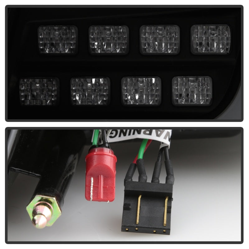 Spyder Mitsubishi Lancer/Evolution X 08-14 V2 LED Tail Lights - Black Smoke ALT-YD-ML08V2-SEQ-BSM Tail Lights SPYDER