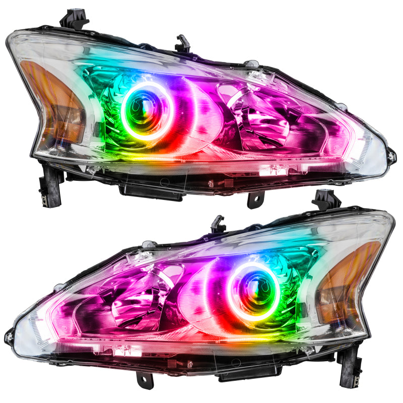 Oracle 13-15 Nissan Altima Sedan SMD HL - ColorSHIFT w/ Simple Controller Headlights ORACLE Lighting