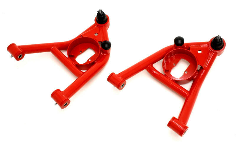 BMR 64-72 A-Body Non-Adj. Lower A-Arms (Polyurethane) - Red Control Arms BMR Suspension