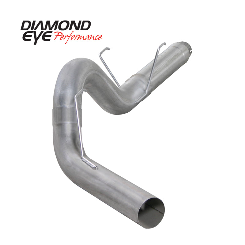 Diamond Eye KIT 5in DPF SGL AL 07.5-11 CUMMINS 6 7L PCKGD BX46X14X14OD EL-PL 44inX13 5inX13 5inID DPF Back Diamond Eye Performance