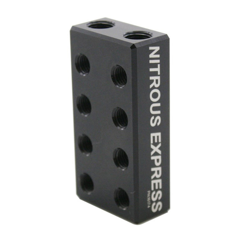 Nitrous Express 2 Inlet 16 Outlet Nitrous/Fuel Distribution Block Distribution Blocks Nitrous Express