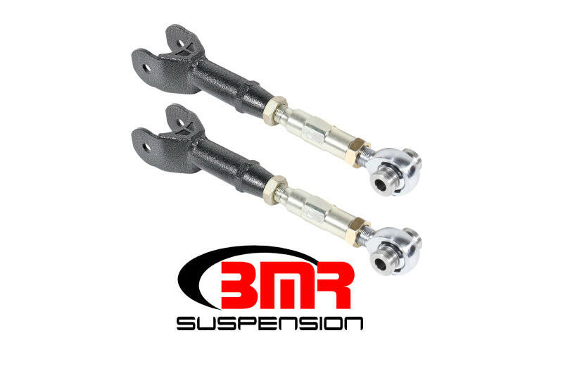 BMR 16-17 6th Gen Camaro Upper Trailing Arms w/ On-Car Adj. Rod Ends - Black Hammertone Suspension Arms & Components BMR Suspension