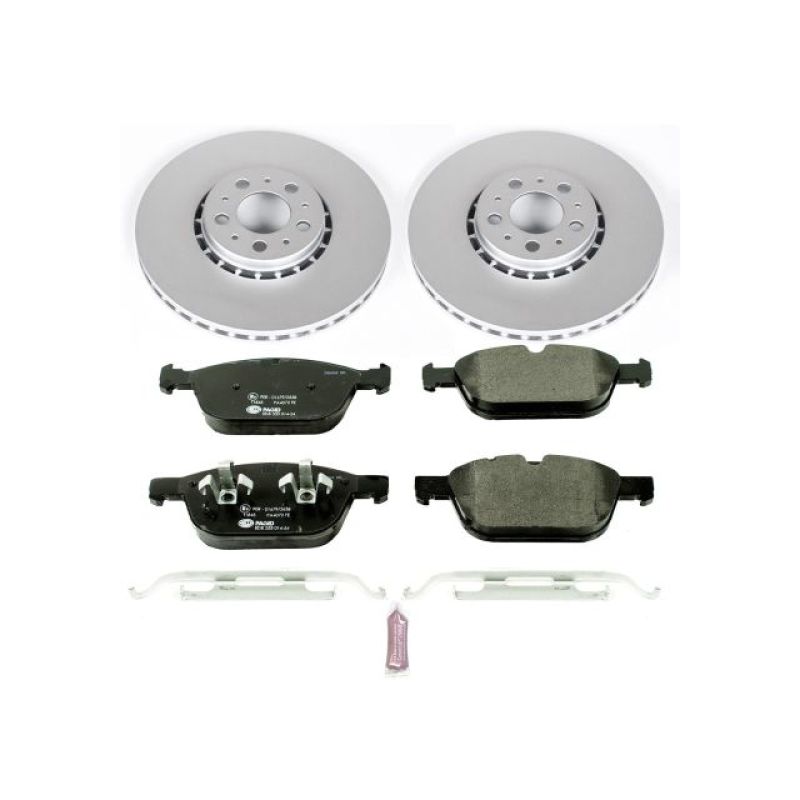 Power Stop 03-14 Volvo XC90 Front Euro-Stop Brake Kit Brake Kits - OE PowerStop