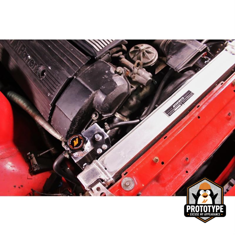 Mishimoto 92-99 BMW 3 Series Aluminum Coolant Expansion Tank - Black Coolant Reservoirs Mishimoto