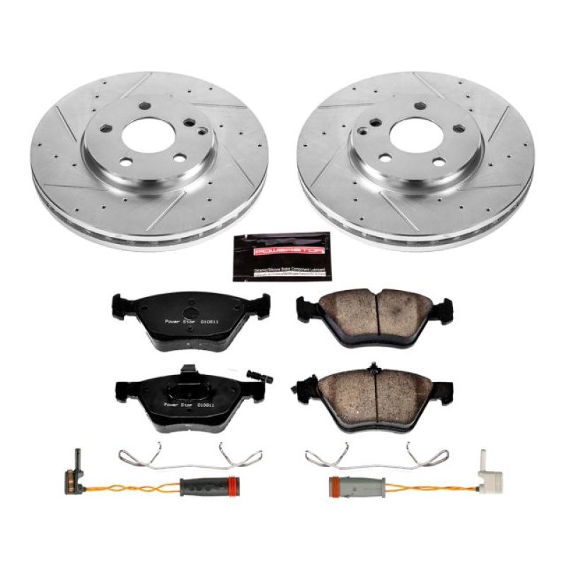 Power Stop 04-05 Mercedes-Benz E320 Front Z23 Evolution Sport Brake Kit Brake Kits - Performance D&S PowerStop