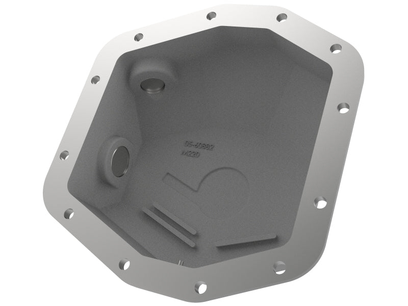 aFe Street Series Rear Differential Cover Raw w/Machined Fins 20+ Jeep Gladiator JT (Dana M220) Diff Covers aFe