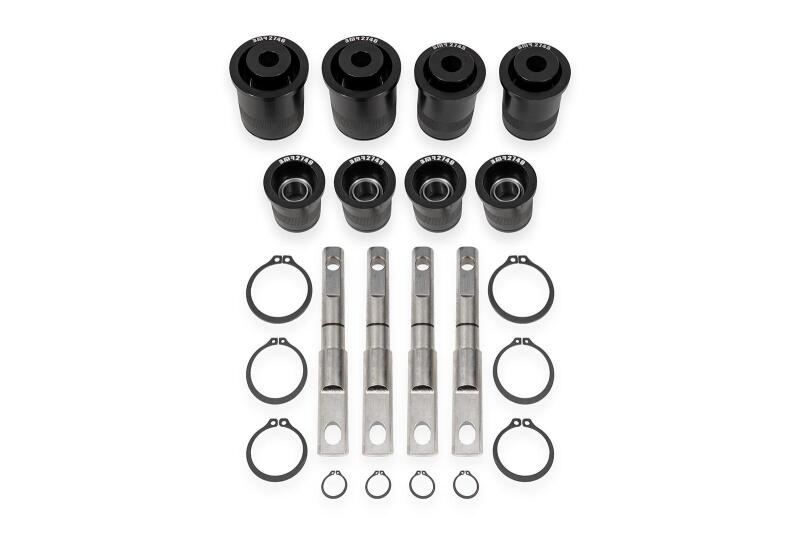 BMR 14-19 Chevrolet Corvette C7 Front Upper & Lower Control Arm Bearing Kit - Black Anodized Bushing Kits BMR Suspension