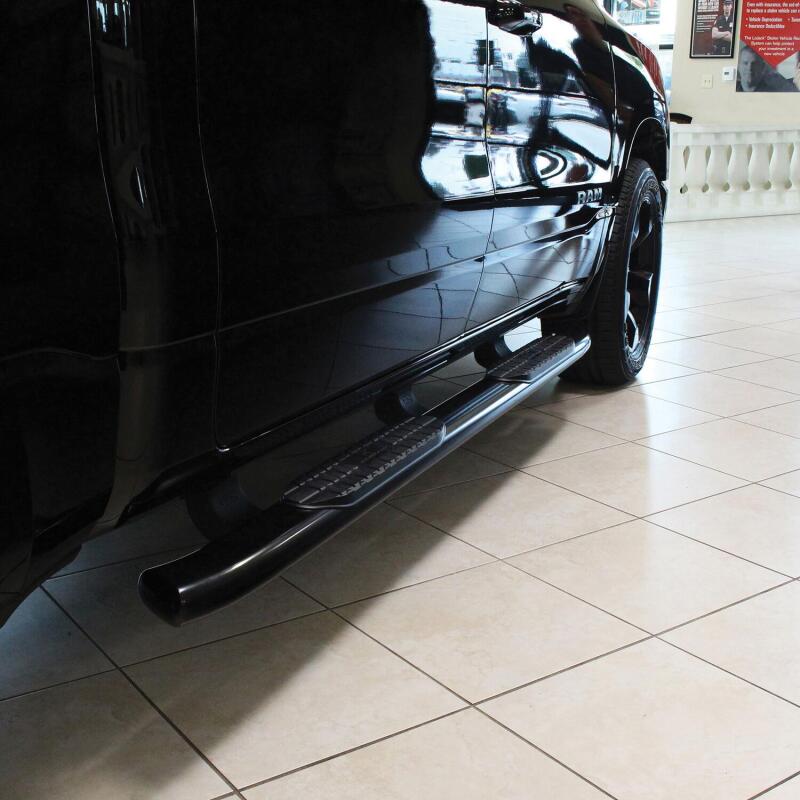 Westin 2019 Ram 1500 Crew Cab (Excl. 2019 Ram 1500 Classic) PRO TRAXX 5 Oval Nerf Step Bars - Black Nerf Bars Westin