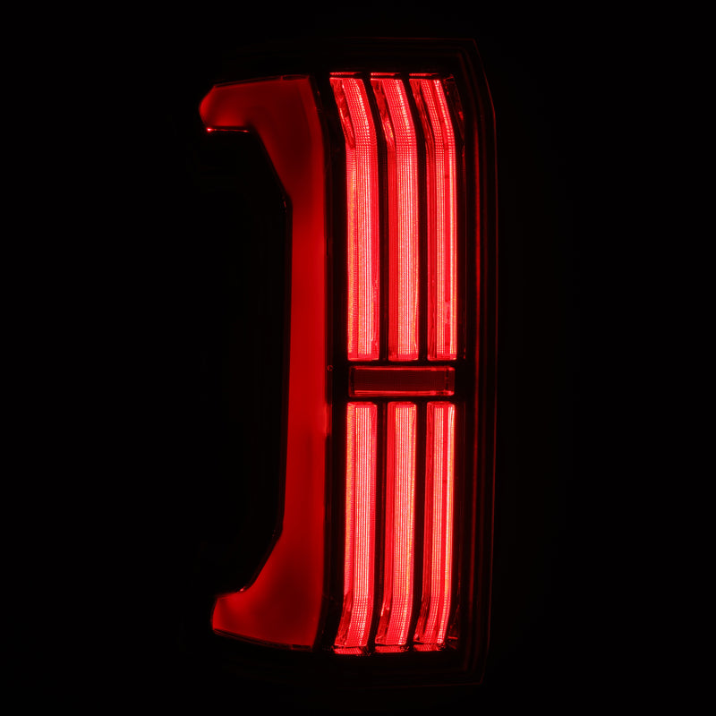 AlphaRex 24-25 Toyota Tacoma NOVA-Series LED Prismatic Tail Lights - Black Tail Lights AlphaRex