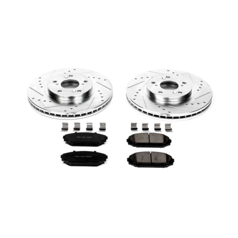 Power Stop 01-02 Acura MDX Front Z23 Evolution Sport Brake Kit Brake Kits - Performance D&S PowerStop