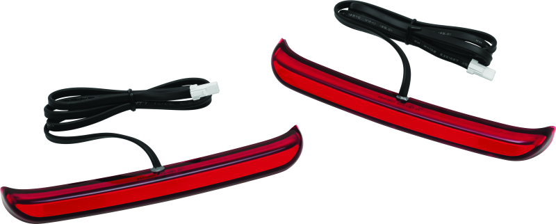 Kuryakyn Tracer Saddlebag Lights Red Lens Brackets Kuryakyn