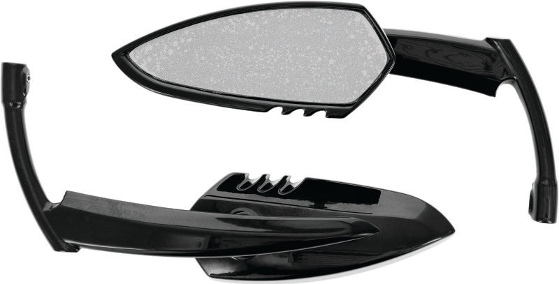 Kuryakyn Scythe Mirrors Black Rear View Mirrors Kuryakyn