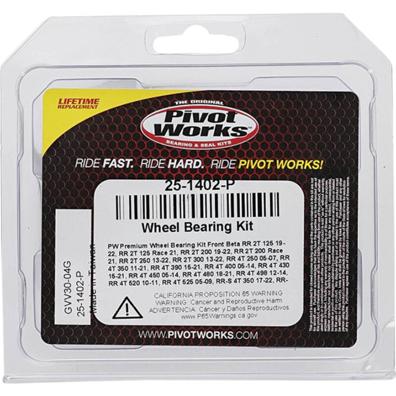 Pivot Works Premium Wheel Bearing Wheel Bearings Pivot Works