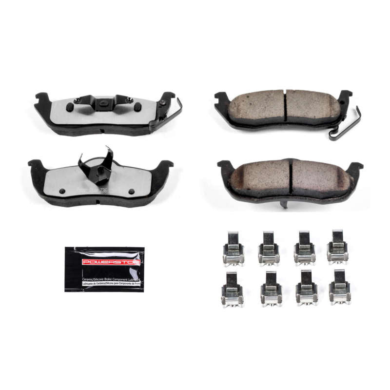 Power Stop 06-10 Jeep Commander Rear Z36 Truck & Tow Brake Pads w/Hardware Brake Pads - Performance PowerStop