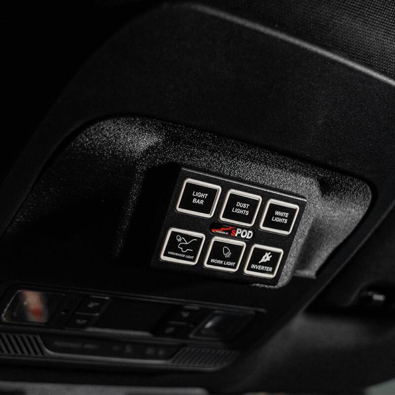 sPOD 2023+ Ford F250/F350 Super Duty Mini6 SourceLT Vehicle Power Management Kit Switch Panels SPOD