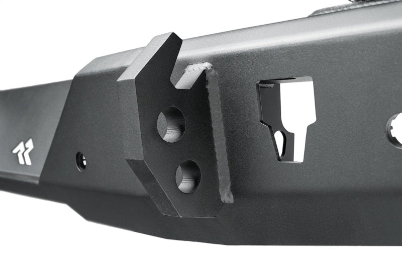 Rugged Ridge 18-22 Jeep Wrangler (JL) Rubicon/Spt 2dr HD Rear Bumper w/Swing Out Tire Carrier - Blk Bumpers - Steel Rugged Ridge
