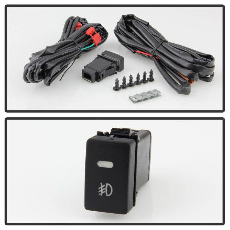 Spyder 18-19 Honda Accord Sedan OEM LED Fog Lights w/OEM Fit Switch - Clear (FL-HA2018-4D-LED-C) Fog Lights SPYDER