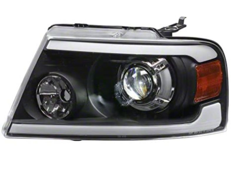 Raxiom 04-08 Ford F-150 Axial Series LED Projector Headlights- Blk Housing (Clear Lens) Headlights Raxiom
