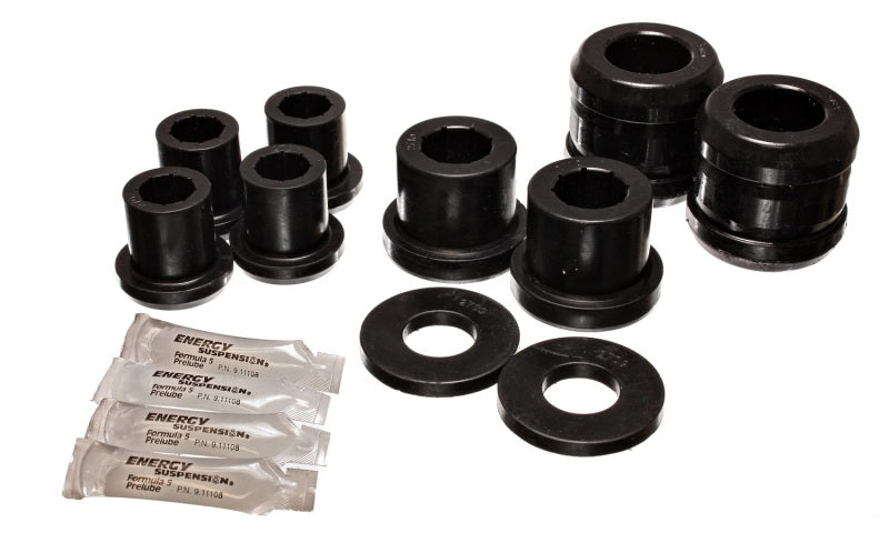 Energy Suspension 04-07 Mazda RX8 Black Front Control Arm Bushing Set Bushing Kits Energy Suspension