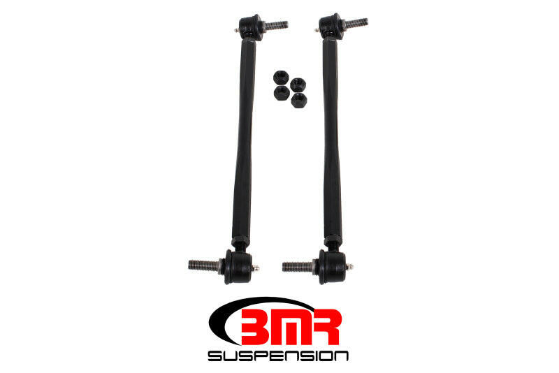 BMR 12-15 5th Gen Camaro Front Sway Bar End Link Kit - Black Suspension Arms & Components BMR Suspension