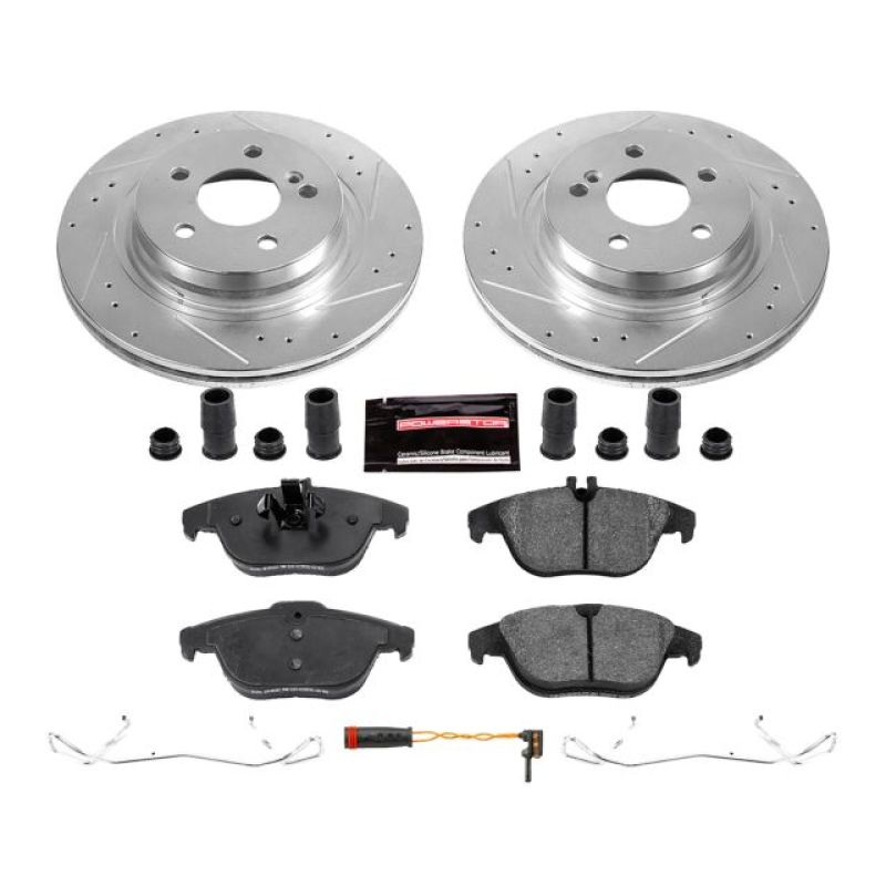Power Stop 12-15 Mercedes-Benz C250 Rear Z23 Evolution Sport Brake Kit Brake Kits - Performance D&S PowerStop