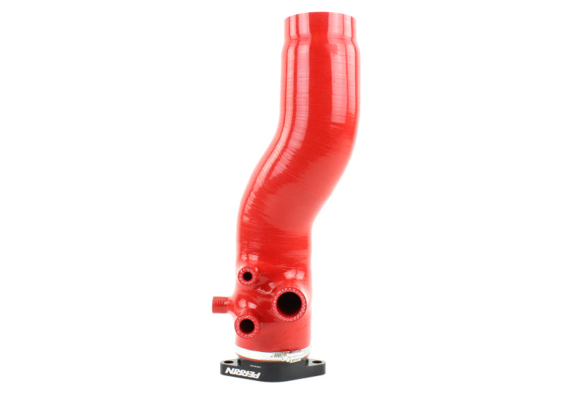 PERRIN 15-21 Subaru WRX / 14-18 Forester XT Turbo Inlet Hose 3in. w/ Turbo Adapter Flange - Red Hoses Perrin Performance