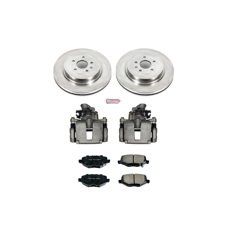 Power Stop 13-19 Ford Explorer Rear Autospecialty Brake Kit w/Calipers Brake Kits - OE PowerStop