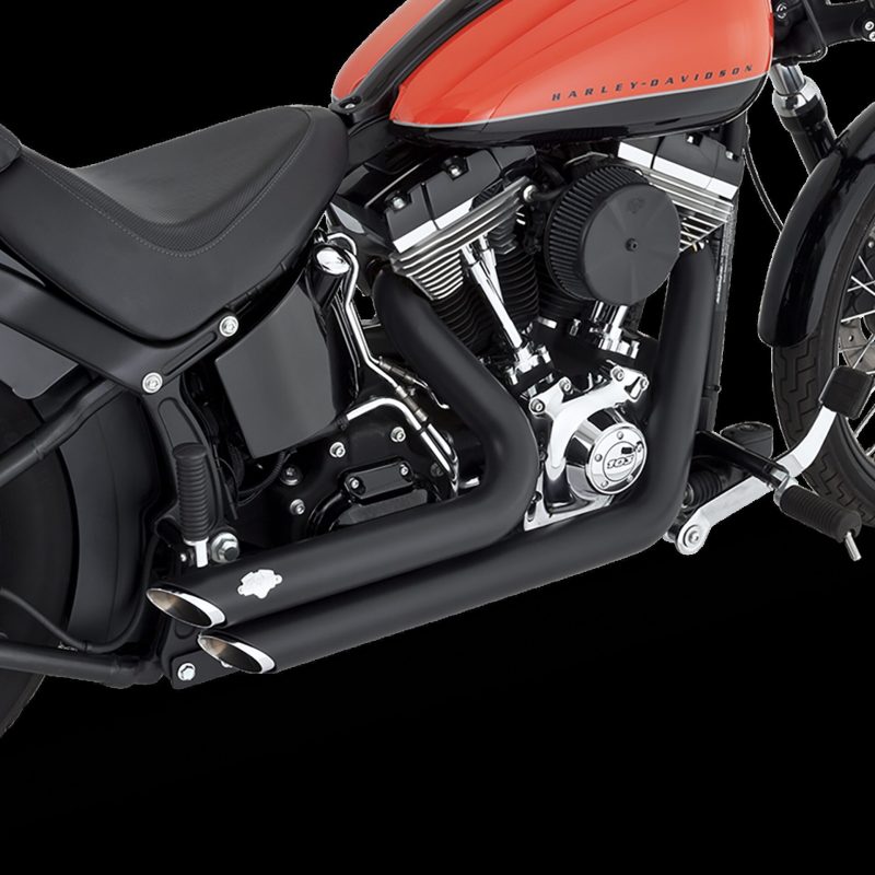 Vance & Hines HD Softail 12-17 Shortshots Staggered PCX Full System Exhaust Powersports Exhausts Vance and Hines