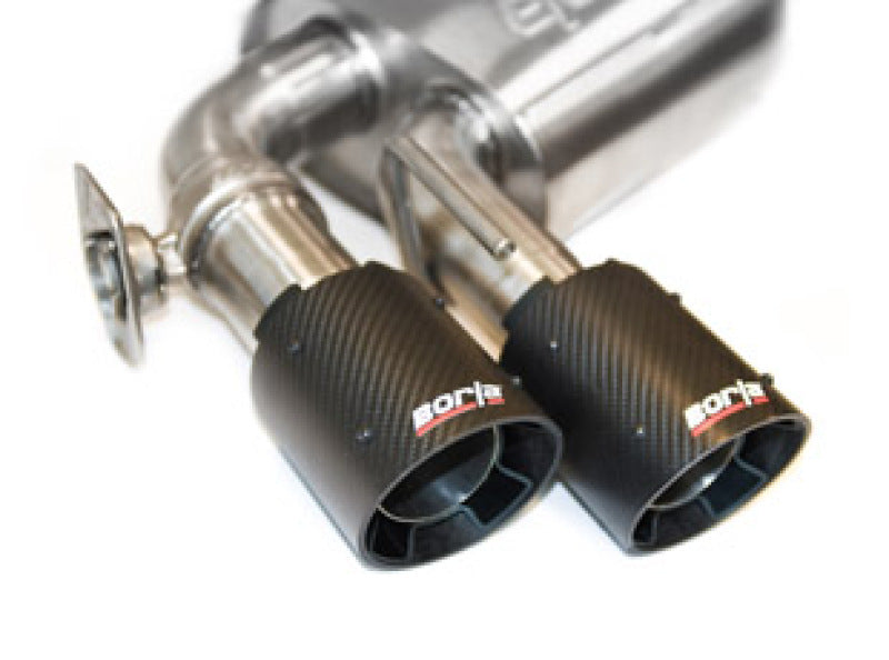 Borla 19 Chevrolet Silverado/GMC Sierra 1500 6.2L SS (S-Type) Catback Exhaust - Carbon Fiber Tips Catback Borla