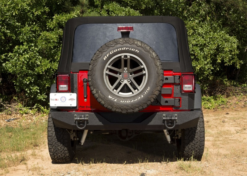 Rugged Ridge XHD Corner Guard Rear 07-18 Jeep Wrangler JK 2-Door Body Armor & Rock Rails Rugged Ridge
