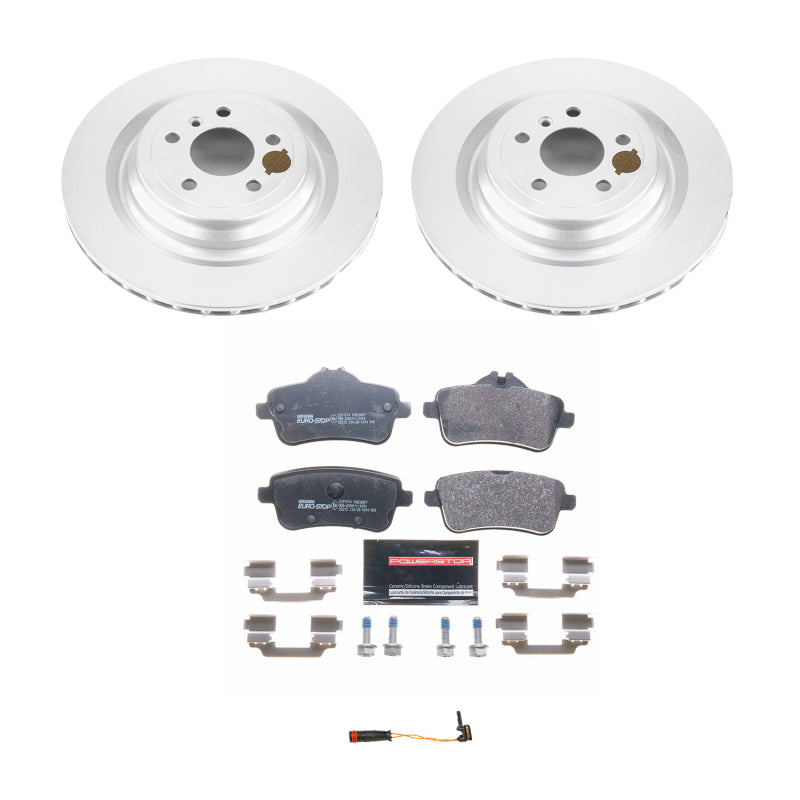 Power Stop 17-19 Mercedes-Benz GLS450 Rear Euro-Stop Brake Kit Brake Kits - OE PowerStop