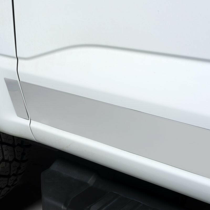 Putco 09-17 RAM 1500 Quad Cab 6.5 - 5.5in Wide - 12pcs (w/o Factory Flares) Pro SS Rocker Panels Body Armor & Rock Rails Putco