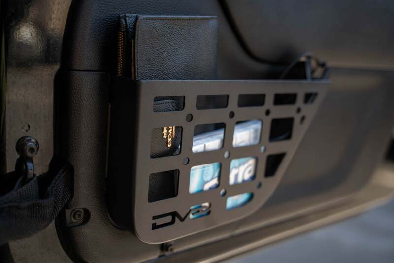 DV8 Offroad 2011-2018 Jeep Wrangler JK Slim Front Door Molle Pockets Exterior Trim DV8 Offroad