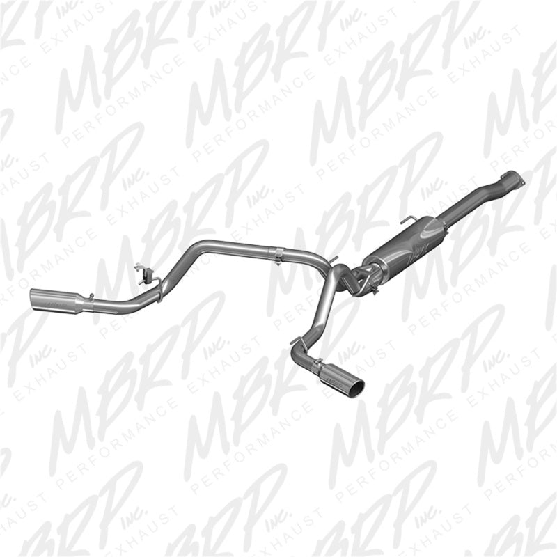 MBRP 2016 Toyota Tacoma 3.5L EC/CC Cat Back Dual Split Exit T409 Exhaust Catback MBRP