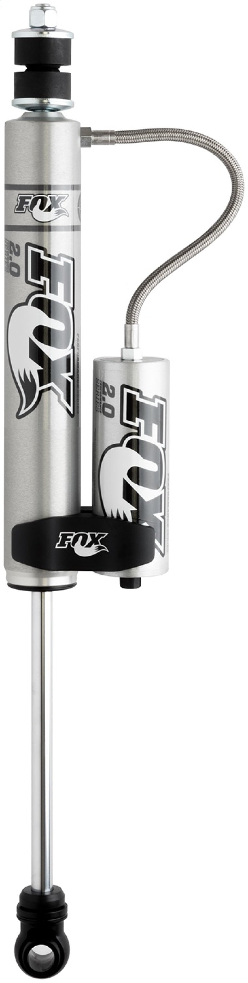 Fox 01-10 Chevy HD 2.0 Perf Series 5.1in. Smooth Body Remote Res. Front Shock / 0-1in. Lift - Alum. Shocks and Struts FOX