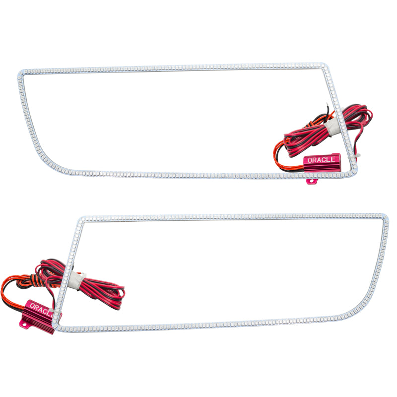 Oracle Chevrolet Camaro Non-RS 14-15 LED Halo Kit Square Style - White Headlights ORACLE Lighting