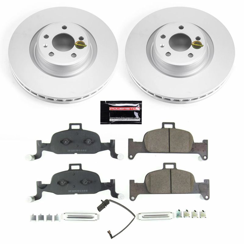 Power Stop 17-19 Audi A4 Front Z23 Evolution Sport Coated Brake Kit Brake Kits - Performance D&S PowerStop