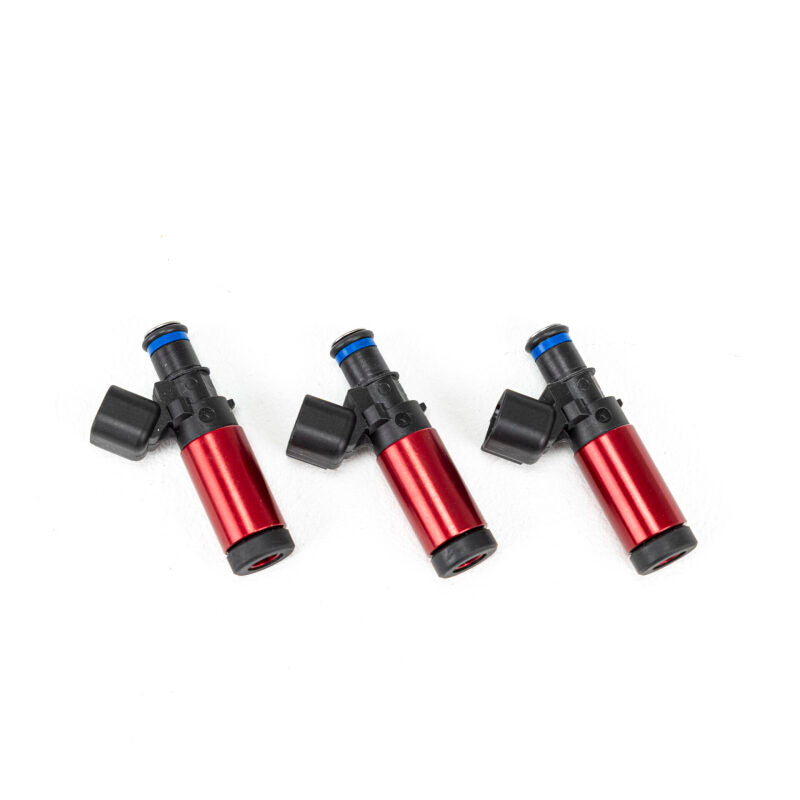 Injector Dynamics 1300-XDS Injector - 55mm Length - 11mm Machine Top - 34.55 D Adaptor (Set of 3) Fuel Injector Sets - 3Cyl Injector Dynamics