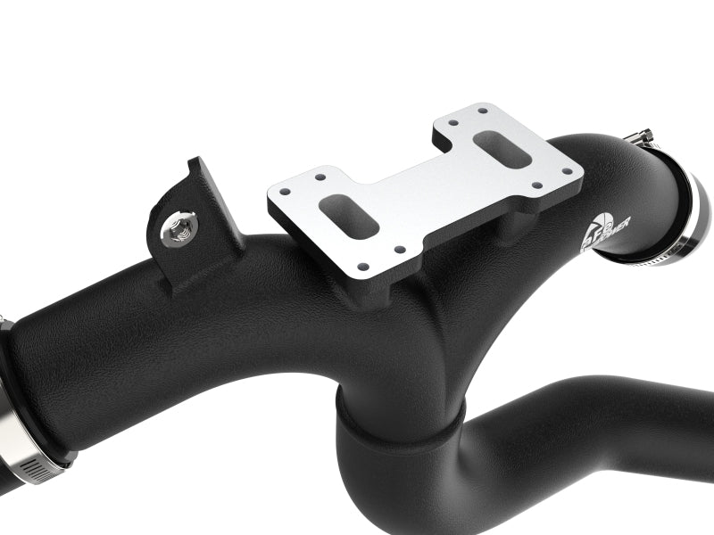 aFe 19-26 Genesis G70 V6 3.3L (tt) BladeRunner Aluminum Hot Charge Pipe - Black Air Intake Components aFe