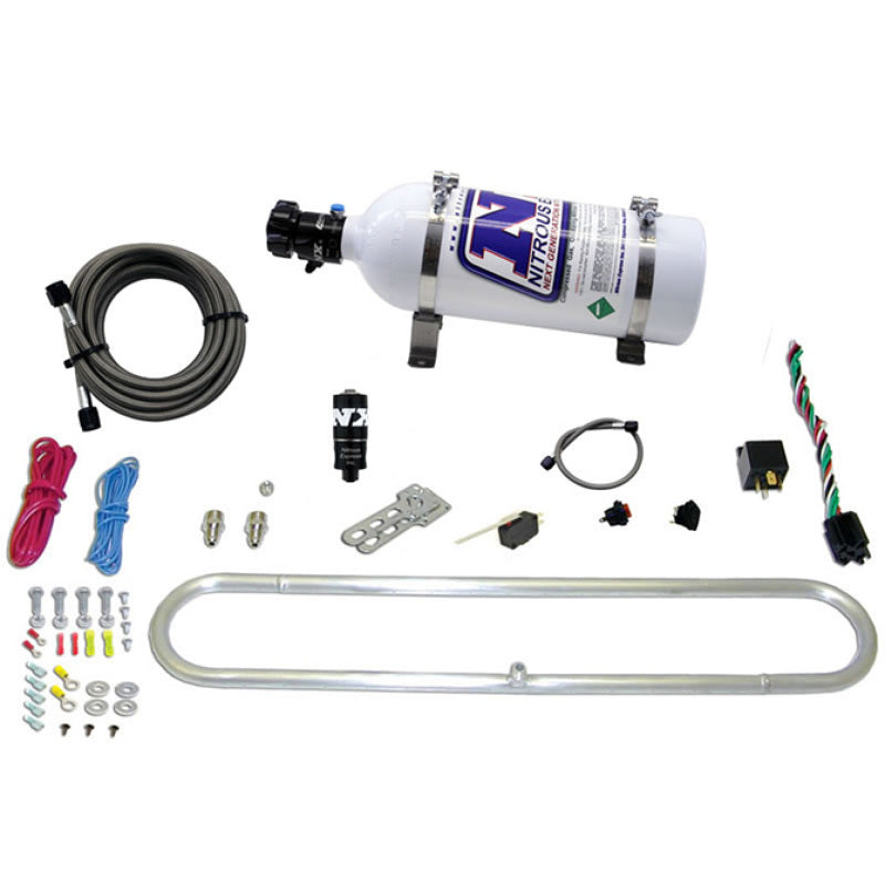 Nitrous Express N-Tercooler System w/5lb Bottle (Remote Mount Solenoid) Intercooler Sprayers Nitrous Express
