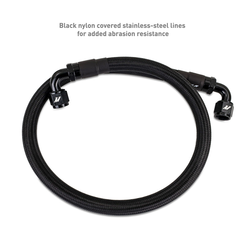 Mishimoto 22+ Subaru BRZ/Toyota GR86 Oil Cooler Kit Thermostatic - Black Oil Coolers Mishimoto