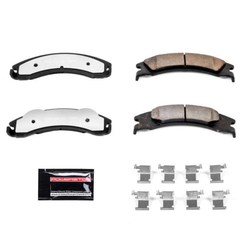 Power Stop 08-14 Ford E-150 Rear Z36 Truck & Tow Brake Pads w/Hardware Brake Pads - Performance PowerStop
